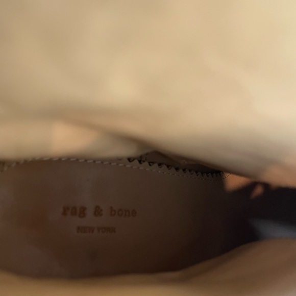 Rag & Bone Kinsey boots sz 6.5 Tan suede leather - Picture 6 of 6
